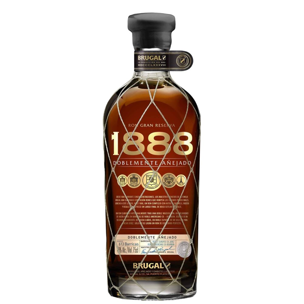 Ron Dominicano Gran Reserva 1888 Doblemente Añejado Brugal