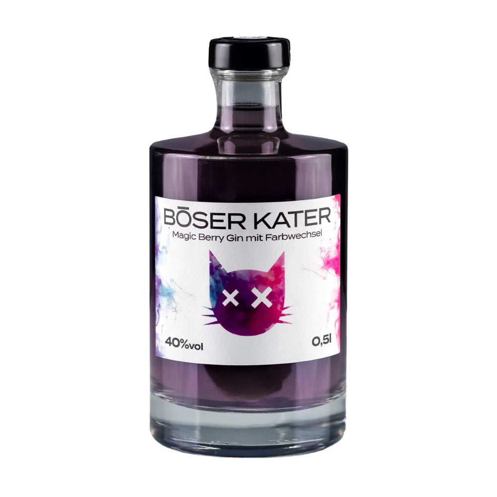 Böser Kater Magic Berry Gin mit Farbwechsel