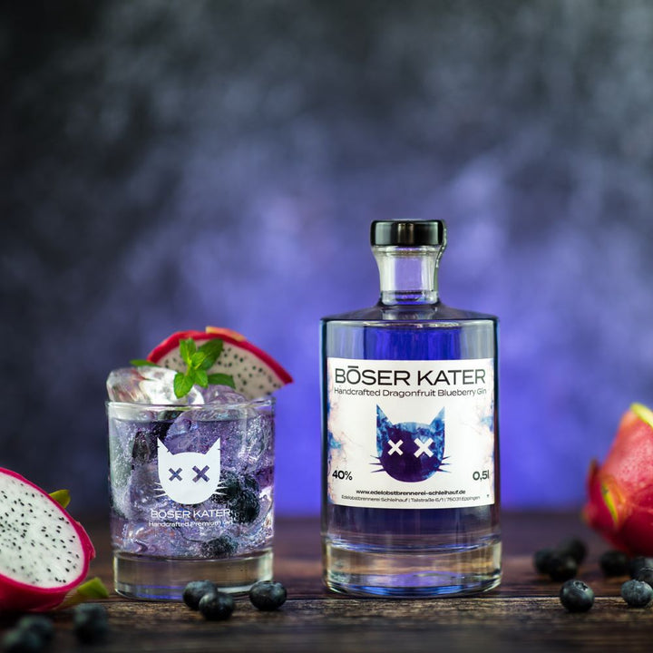 Böser Kater Dragonfruit Blueberry Gin