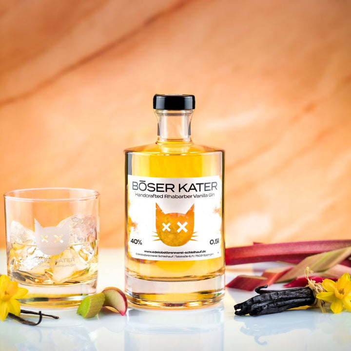 Böser Kater Rhabarber Vanilla Gin