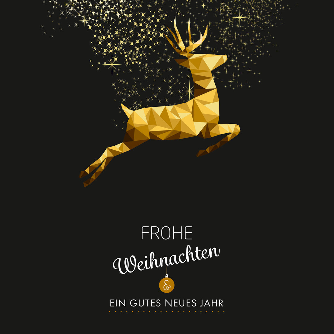 „Goldhirsch“, 1er Faltschachtel